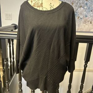 Apostrophe ‎ 3/4 Bat Sleeves   Size Lg Black